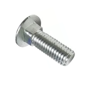 Bulong đầu dù cổ vuông thép mạ kẽm 4.8